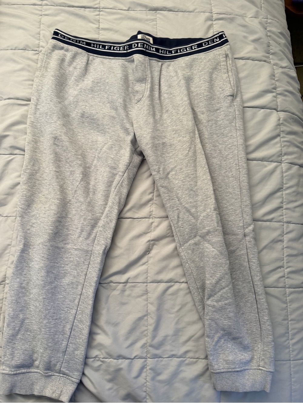 Tommy Hilfiger Light Gray Sweatpants with Branded Waistband